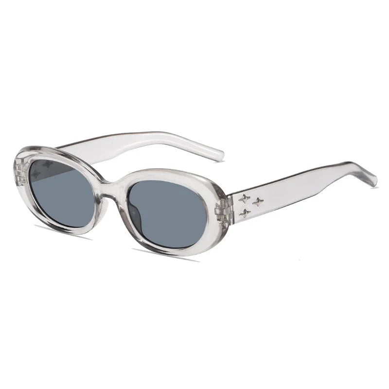 Fashion Small Frame Oval Sunglasses Retro Shading Sun Glasses for Women/Men