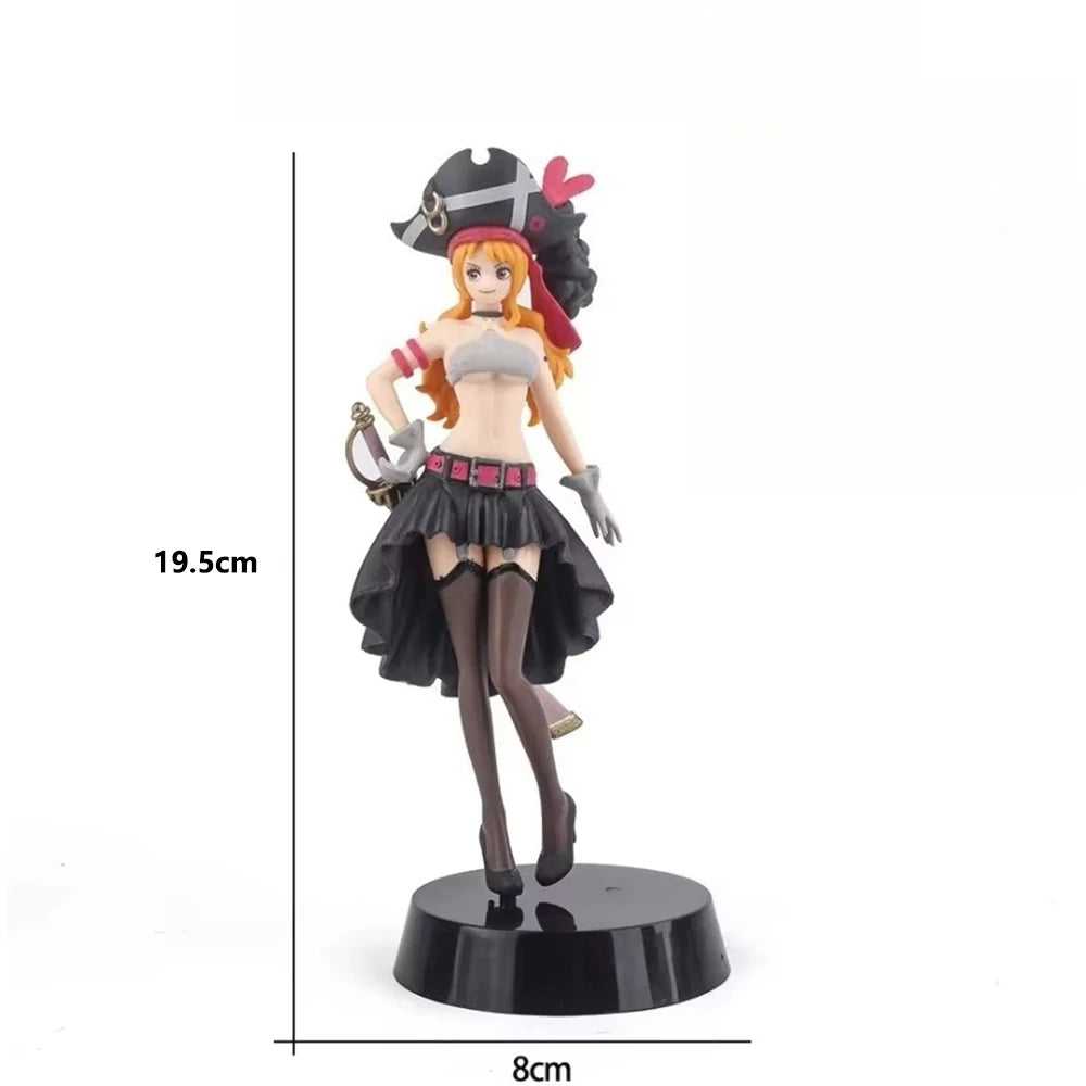 【IN STOCK】Original Banpresto DXF The Grandline Lady Film Red One Piece Nami Vol.3 17cm Figure Collectible Model Toy Gift