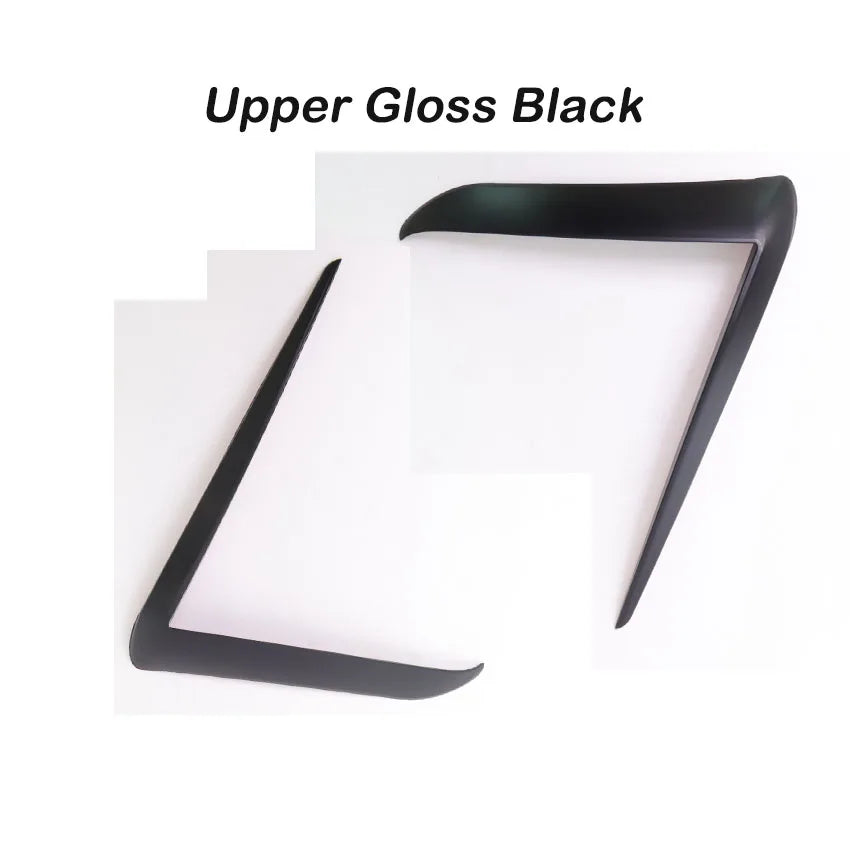 Fog Light Frame Spoiler For Tesla Model Y Juniper 2025-2026 Front Bumper Fog Light Splitter Trim Cover Diffuser Body Kit Black