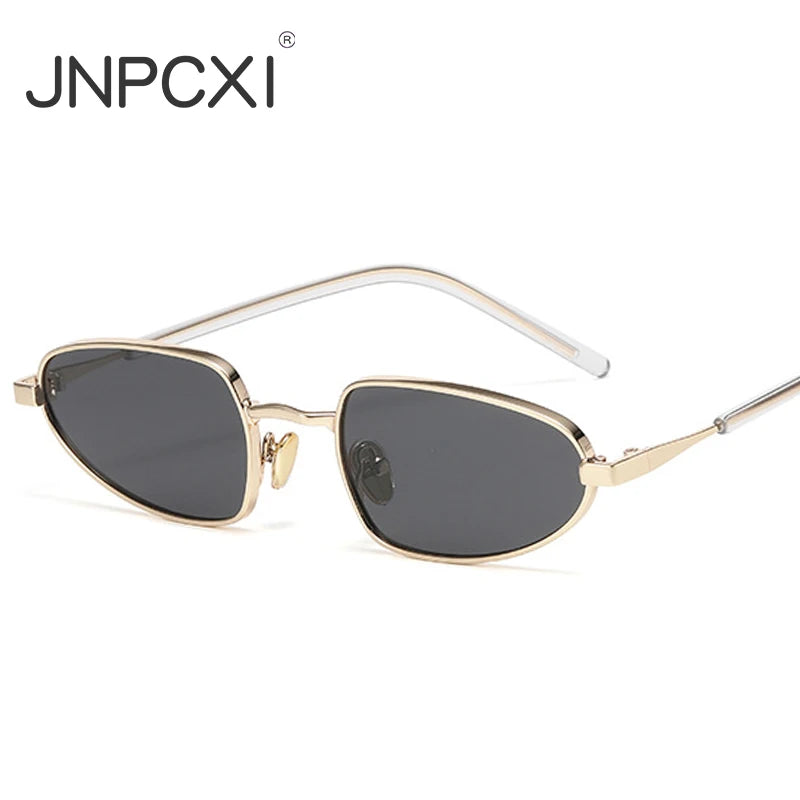 JNPCXI New Quality Ins Popular Fashion Cat Eye Women Sunglasses Shades UV400 Black Retro Candy Color Men Sun Glasses