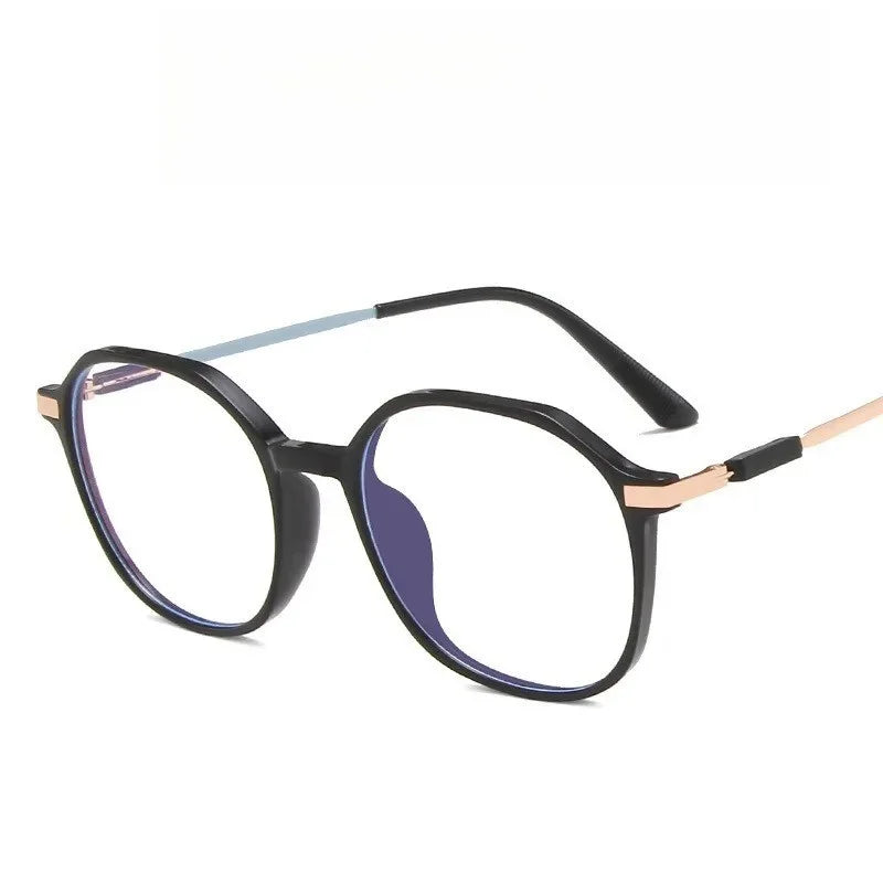 New Women's Flat Mirror Polygonal Women's Decorative Glasses Frame Suitable for Daily Wearing in Photography