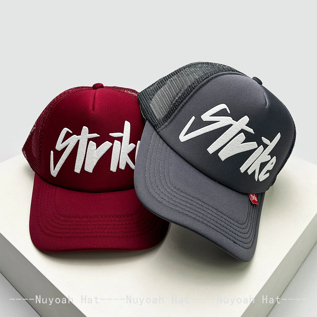 New Unisex Korean Personal Printed Letters Baseball Hats Breathable Simple Sunshade Hip Hop Trucker Caps Versatile Fashion ins