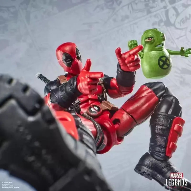 Original Hasbro MARVEL Legends Series Maximum DEADPOOL Anime Figure Toys Ornaments Collection