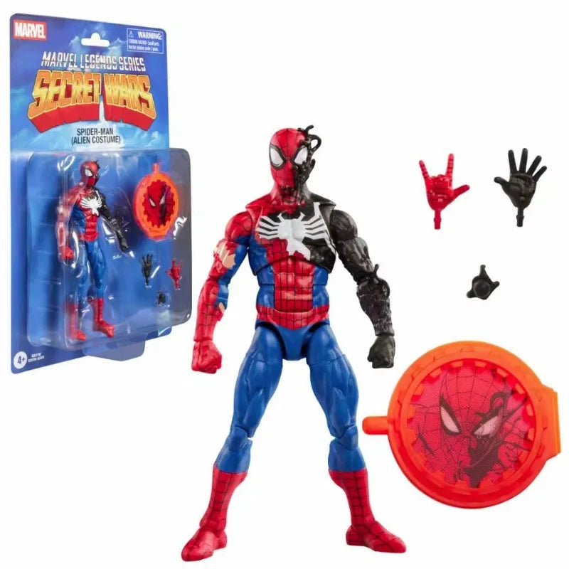 Original Hasbro Marvel Legends SECRET WARS SPIDER-MAN/DAREDEVIL/MAGIK/CONSTRICTOR/FALCON/ABSORBING MAN Anime Figure