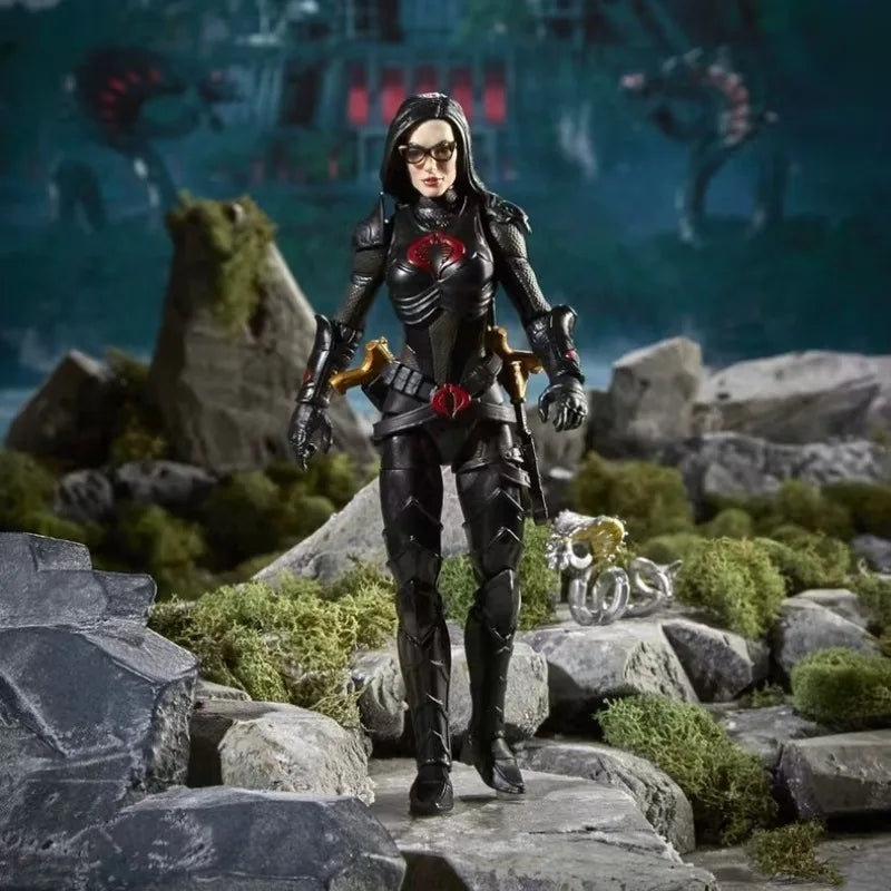 Original Hasbro G.I. Joe Classified Series BARONESS WITH COBRA COIL Anime Figures Toys Collection Models