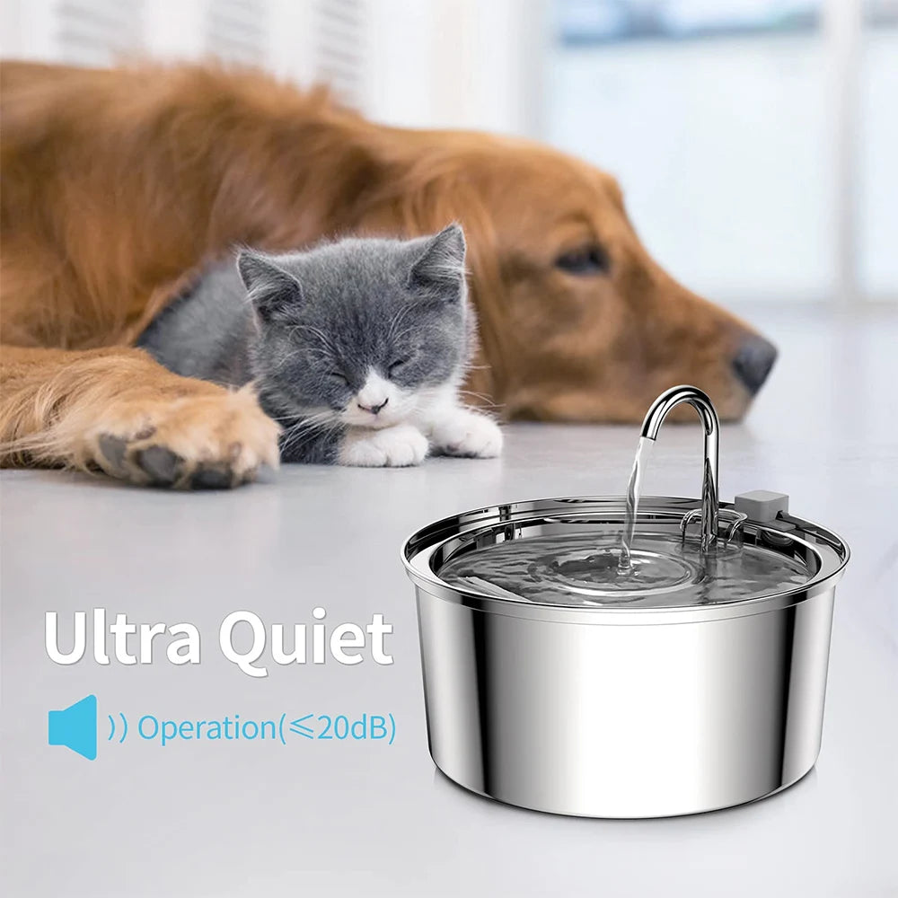 Pet Water Feeder Cat Automatic Water Fountain USB Electric Smart Drinking Bowl