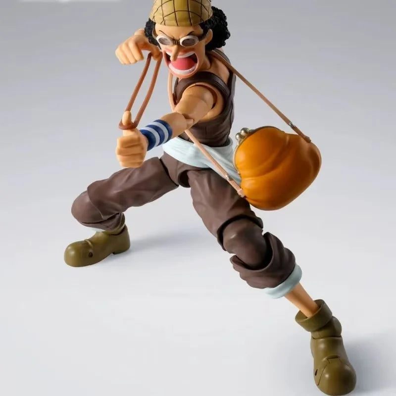 【IN STOCK】Original Bandai S.H.Figuarts One Piece Usopp 14cm Action Figure PVC ABS Collectible Model Toy Gift