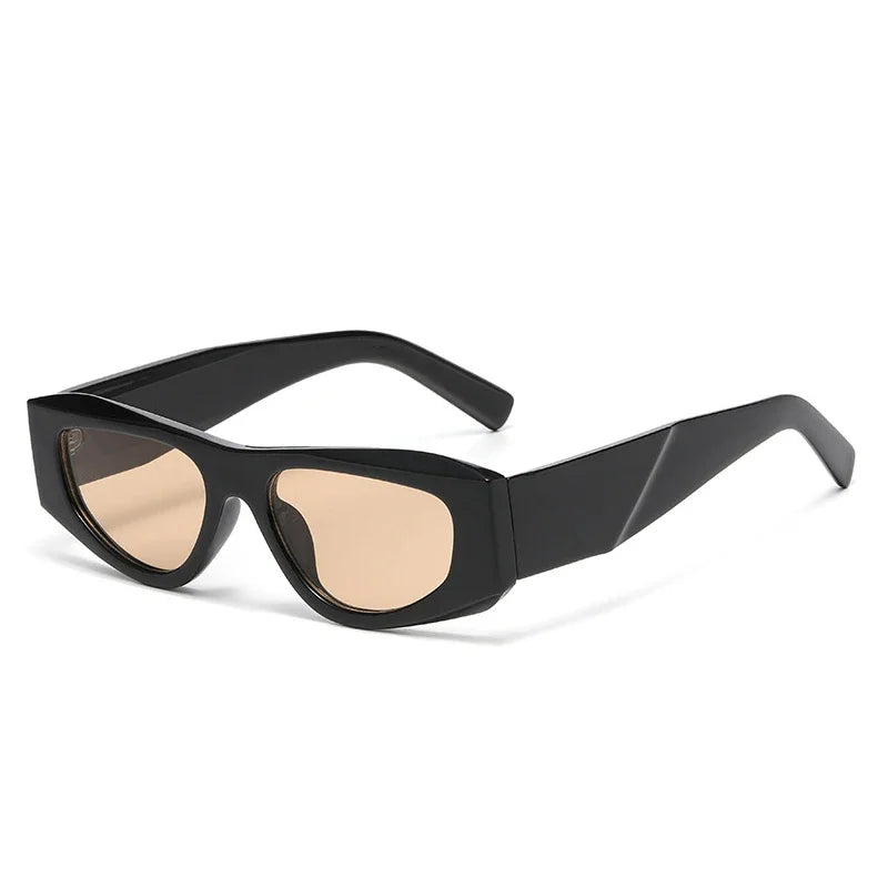JNPCXI New Irregular Square Women Sunglasses Leopard Gradient Shades UV400 Men Brand Designer Trending Punk Sun Glasses