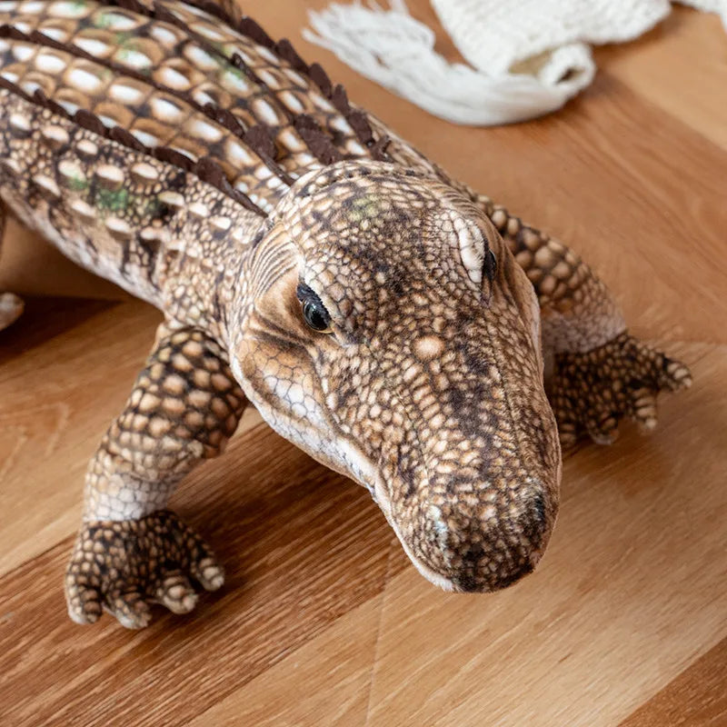 Lifelike Animal Dolls Simulated Crocodile Plush Toys Stuffed Soft Creative Crocodile Birthday Gift For Children Boy Home Decorat