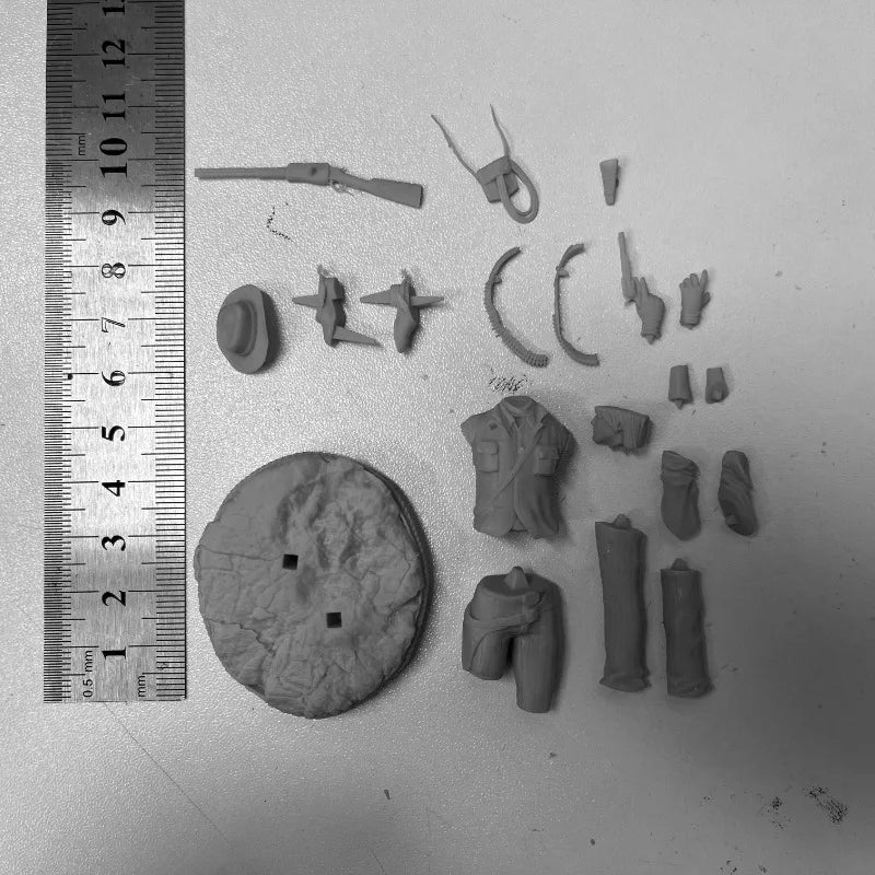 1/24 Resin Figure Kit a Fistful of Dollars Cowboy Hobby Unassembled & Unpainted