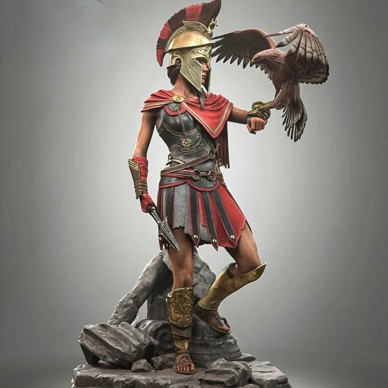 1/24 Scale Resin Figure Sparta Female Warrior Historical Unassembled Unpainted