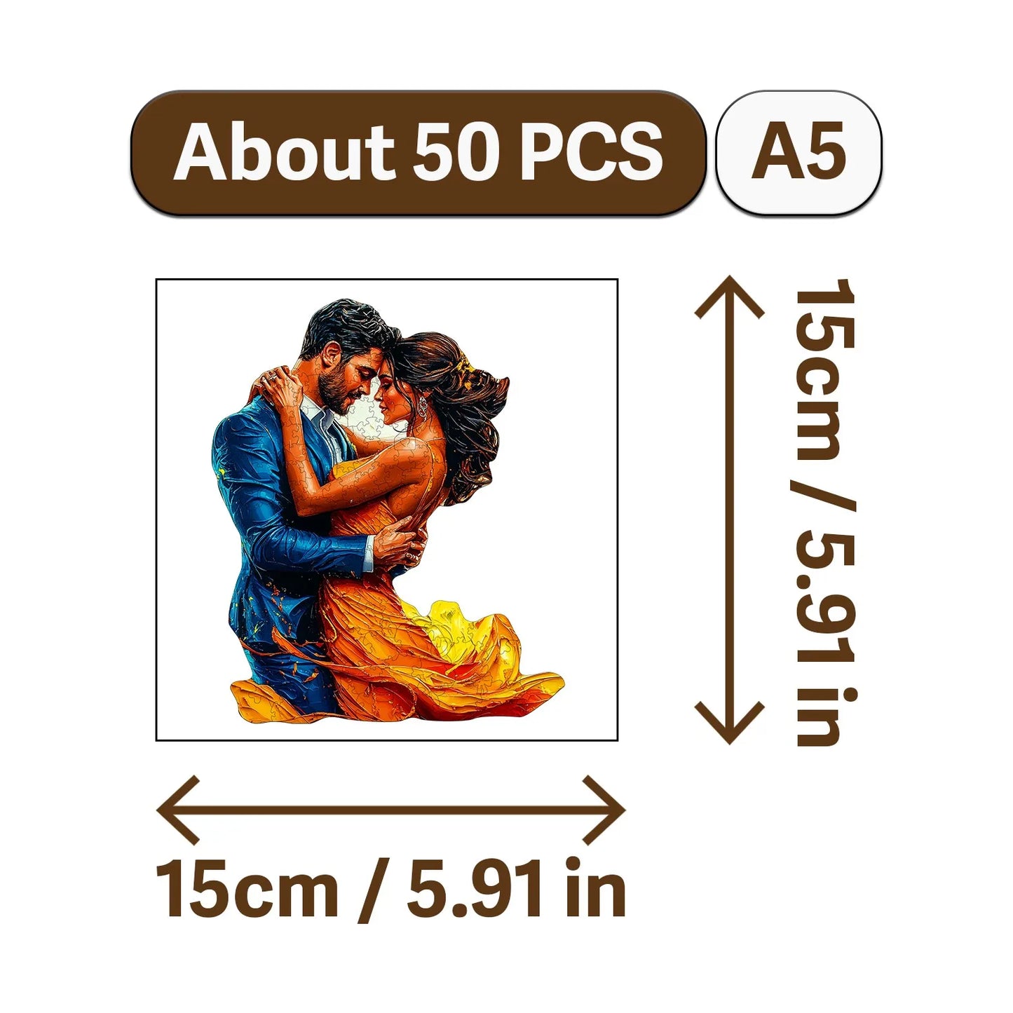 Nowadays Retro Art Style Wooden Jigsaw Puzzle Wood Home Decor Painting Christmas and Halloween Gift Toy for Teen and Kid