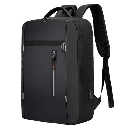 Waterproof Business USB Backpacks, 15.6 "Laptop Backpack Large Capacity Men Bags