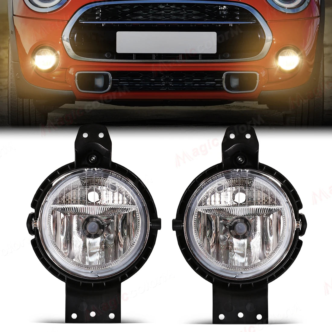 For BMW Mini Cooper 2011 - 2016 Countryman R60 Paceman R61 Fog Lights Headlight Front Driving Lamp Halogen LED Bulbs 63179802163
