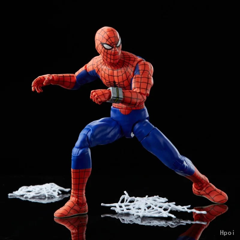 Original Hasbro Marvel Legends Series 60th Anniversary Japanese Spider-Man Action Toy Figure Collection