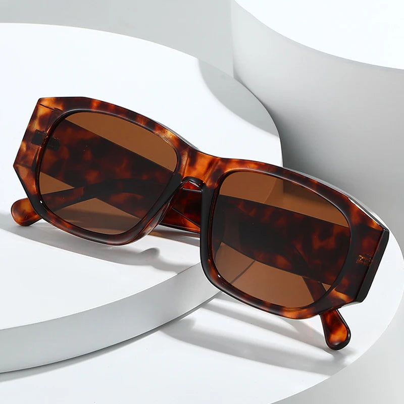 JNPCXI Luxury Brand Designer Square Sunglasses Women UV400 Sun Glasses Ladies Daily Causal Shades Suitable Sun Pieces Gafas
