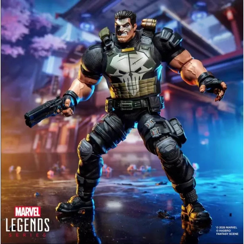【Pre Sale】Original Hasbro Marvel Legends Series THE PUNISHER Anime Figure Toys Model Ornaments