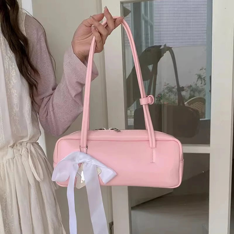 Fashion Solid Large Capacity Shoulder Bags Interior Compartment Soft 2026 High Quality Bags for Women Zipper Pu Women's Handbags
