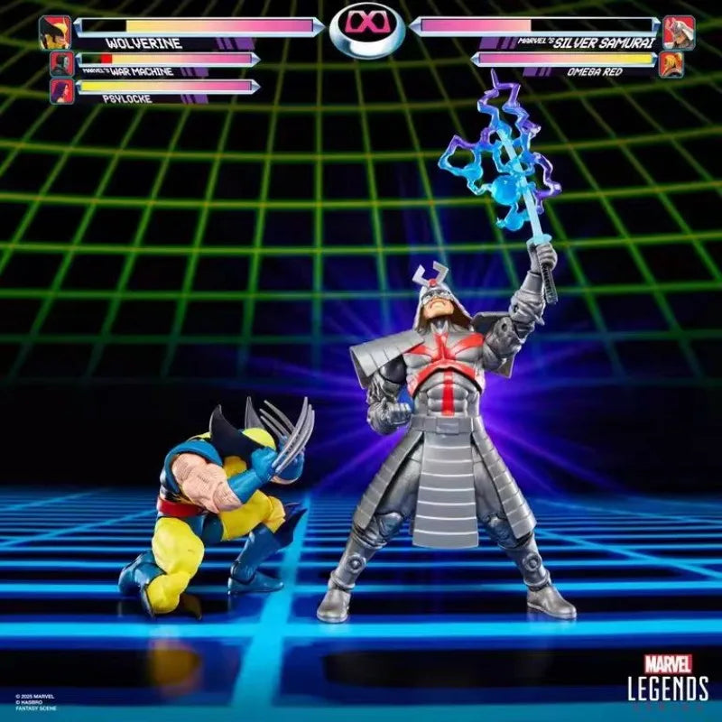 Original Hasbro Marvel Legends Series Gamerverse Wolverine Vs Silver Samurai/War Machine Vs Omega Red Action Figure Toys Model