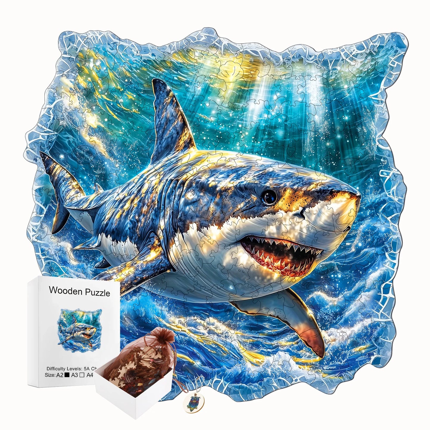 Animal And Human Wooden Jigsaw Puzzle Home Wooden Decor Christmas and Halloween Gift Toy For Teen And Kid