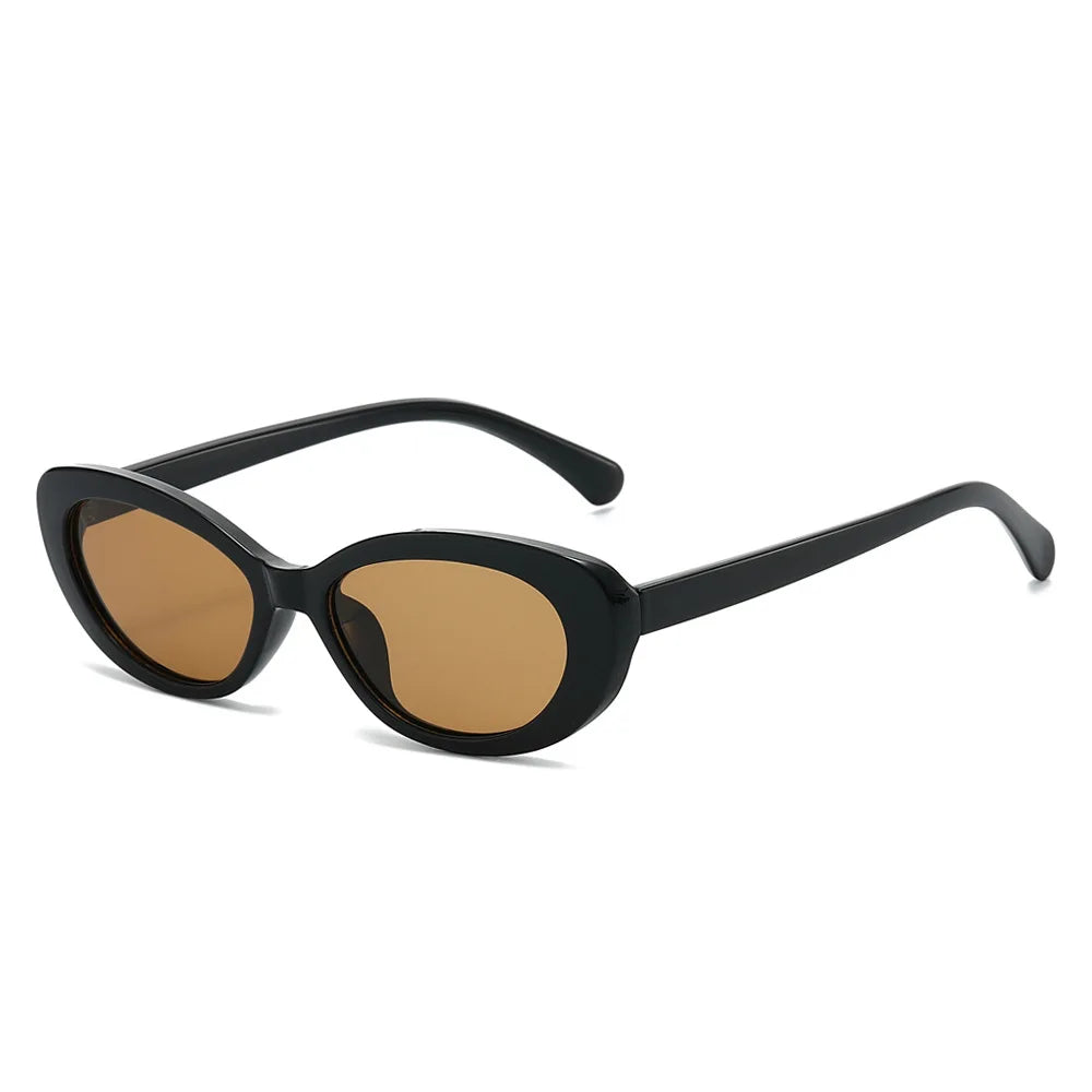 JNPCXI Small Oval Sunglasses for Women Vintage Design Sun glasses Shades Female Retro Punk Men Sunglass Outdoor Trendy Eyewear