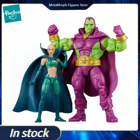 Original Hasbro Marvel Legends Series Drax The Destroyer & Moondragon Action Figures Toys Model Ornaments