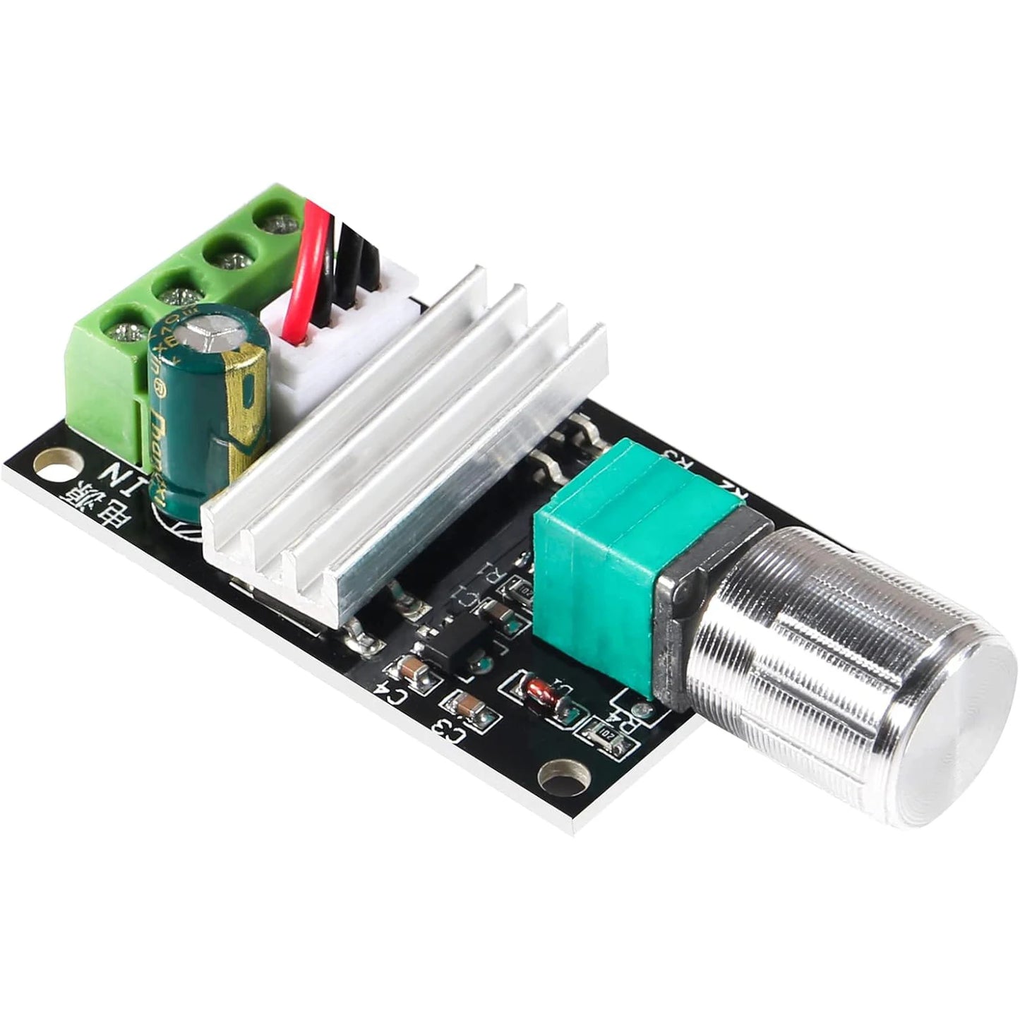 2PCS Motor Speed Controller 6V 12V 24V 28V 3A 80W DC Motor Speed Controllers Adjustable PWM Speed Controller Reversible Switch