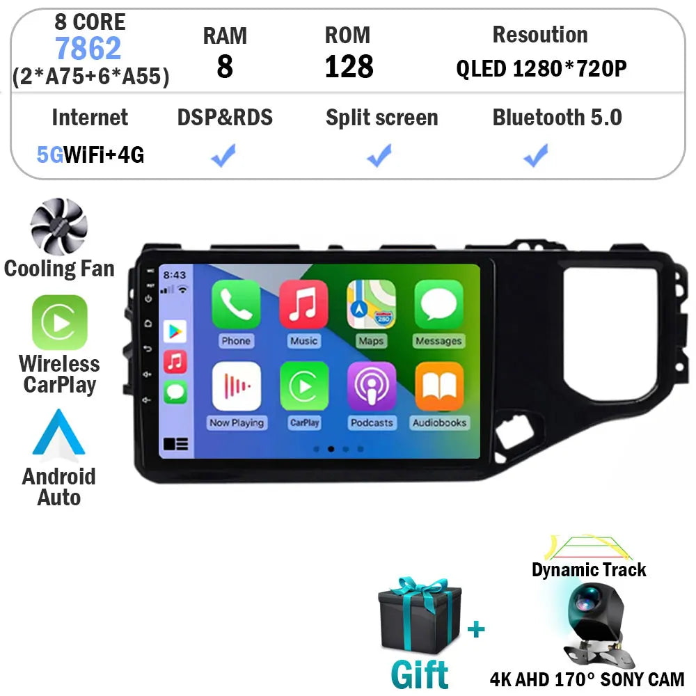 Android 15 DSP 4G For Chery Tiggo 5X 4X 2019 2020 2021 GPS Stereo Car Radio Multimedia Video Player Navigation Autoradio 2 Din