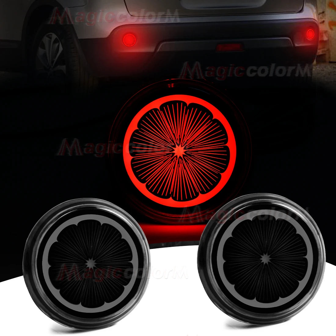 For Toyota Corolla 2008 2009 2010 LED Rear Bumper Reflector Lights For Nissan Qashqai X-Trail Brake Running Lamp Car Accessories