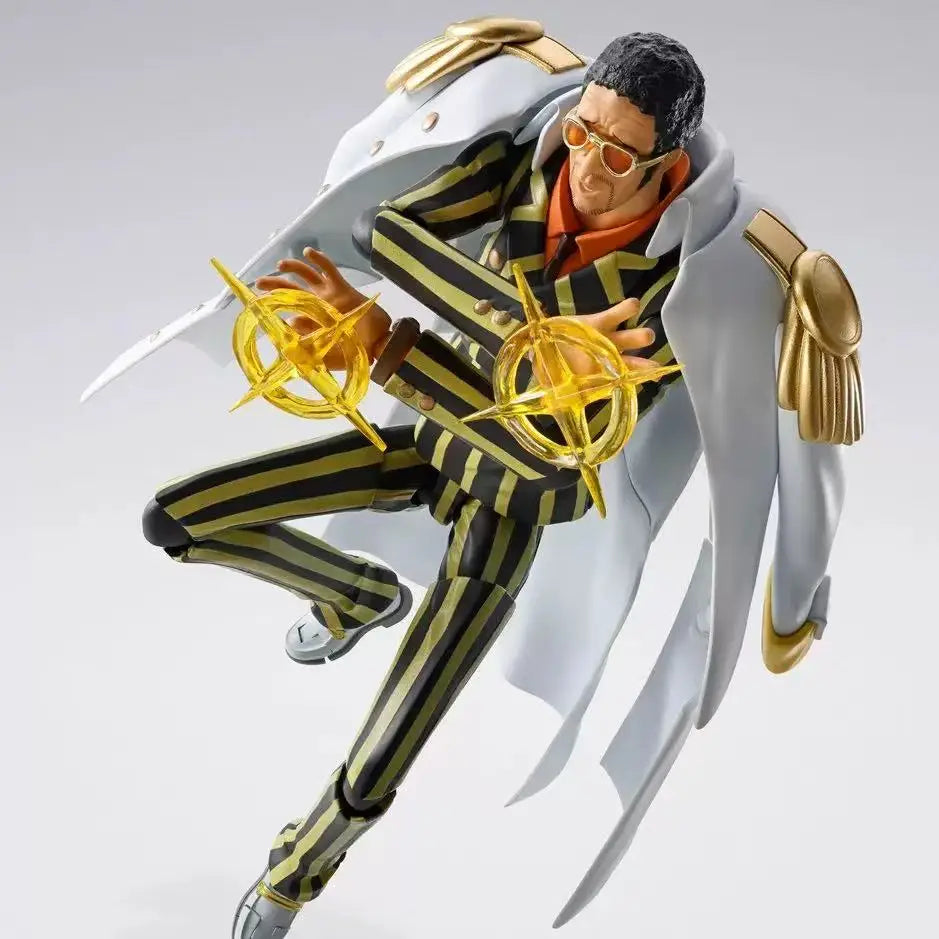 【IN STOCK】Bandai S.H.Figuarts One Piece Borsalino Kizaru Future Island Egghead Figure 19.5cm Original Collectible Model