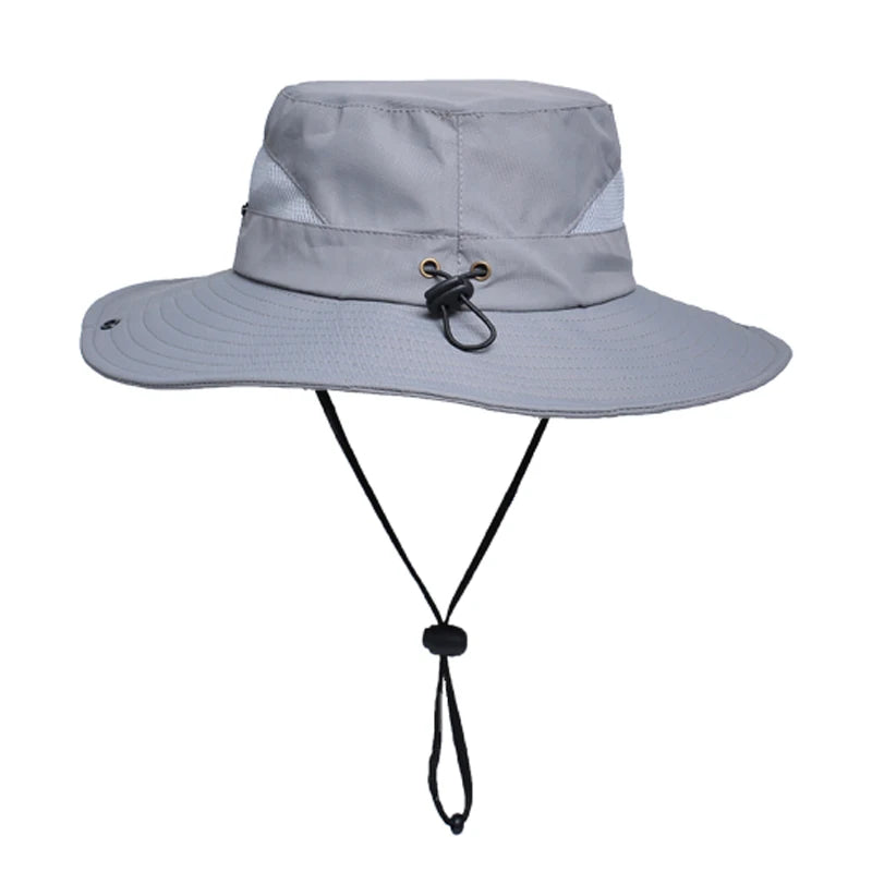 Xinbaoguan 100% Polyester New Spring/Summer Big Eaves Sun Protection and Sunshade Fishing Hat Breathable and Versatile Sun Hat