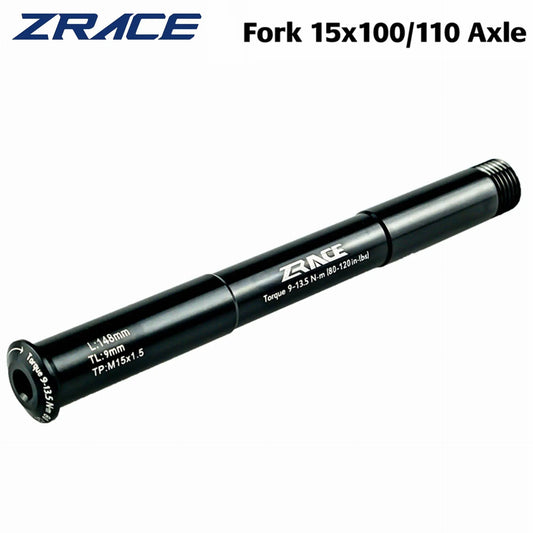 ZRACE MTB Fork QR15x100 / QR15x110 Thru Axle Lever Accessories for ROCKSHOX / FOX, 15x100 15x110 QR15 15*100 15*110