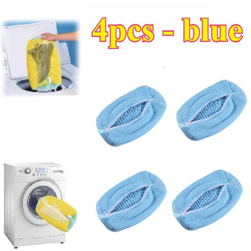 Washable Shoe & Drying Bag with Soft Fiber - Durable Polyester Laundry Protector