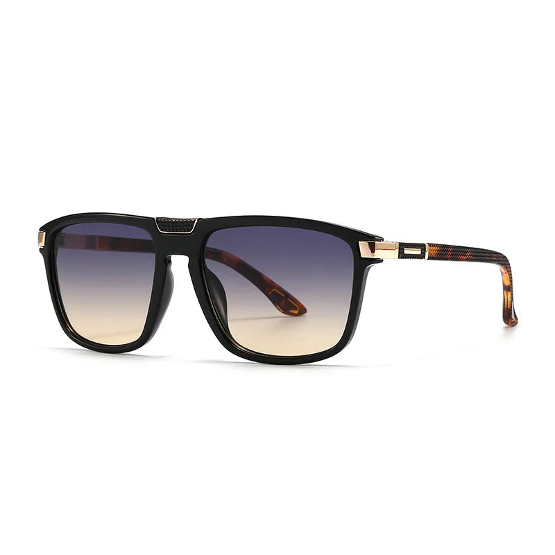 JNPCXI New Ins Popular Fashion Gradient Women Sunglasses Black Leopard Shades UV400 Trending Men Outdoor Sun Glasses