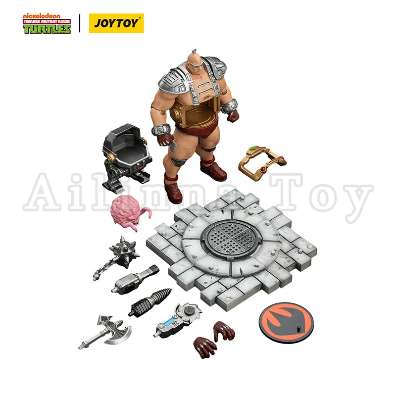 JOYTOY 1/18 Action Figure Turtles Krang Anime Toy