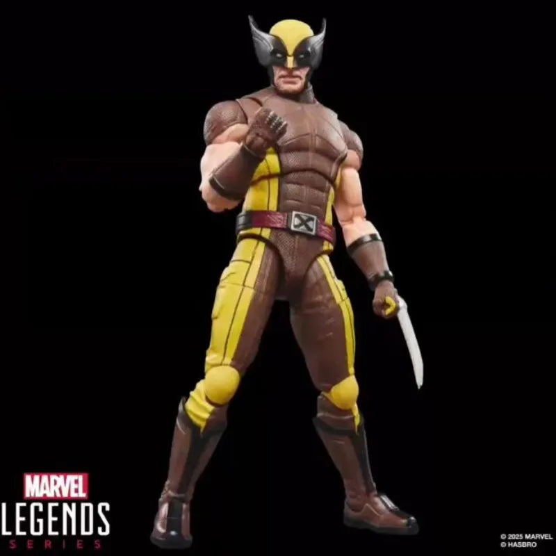 Original Hasbro Marvel DEADPOOL/CASSANDRA NOVA/COWBOYPOOL/X-23/BLADE/WOLOVRINE (BROWN SUIT)/WOLOVRINE Anime Figure Toy