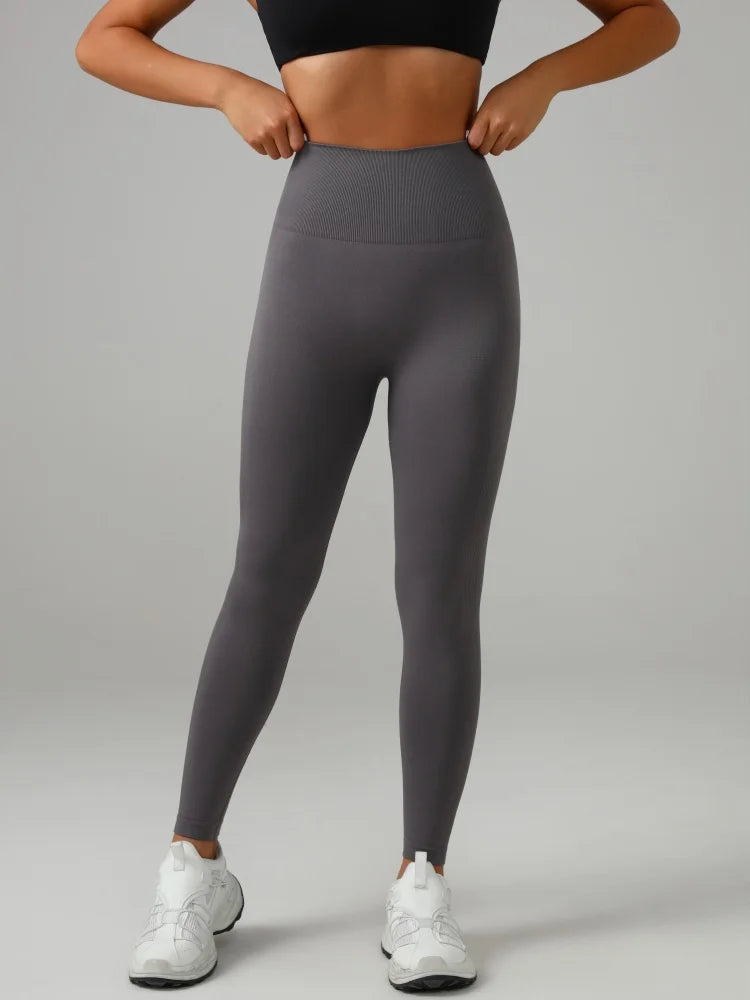 High - Waisted Yoga Pants Women's Tummy Control Leggings for Fitness Workout Running