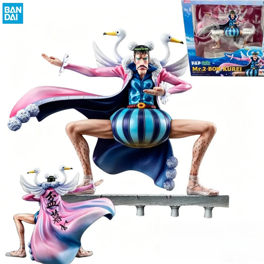 【IN STOCK】Original MegaHouse Portrait.Of.Pirates Playback Memories One Piece Mr.2 Bon Kurei Figure Collectible Model
