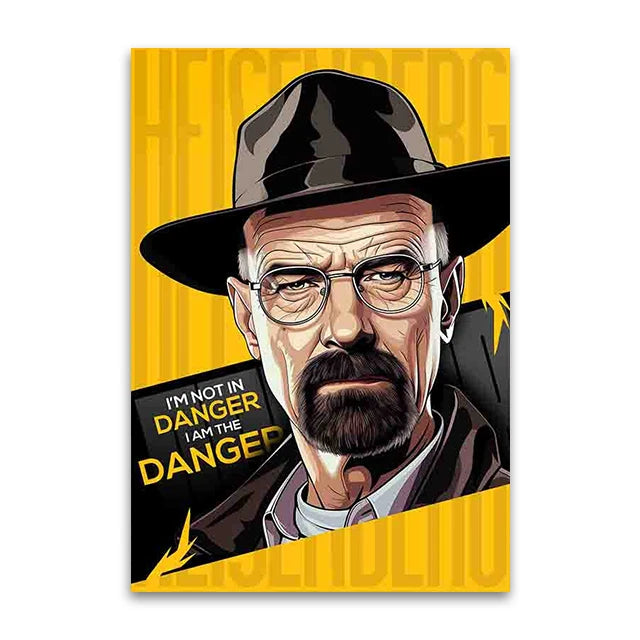 Breaking Bad TV Canvas Wall Art Print Poster Movie Art Decor Painting Unframed 1
