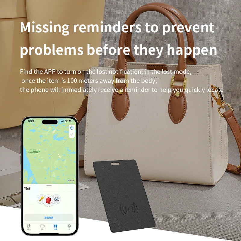 Ultra Slim Tracking Card Wallet Anti-Loss Gps Tracker Smart Location Wallet Tag