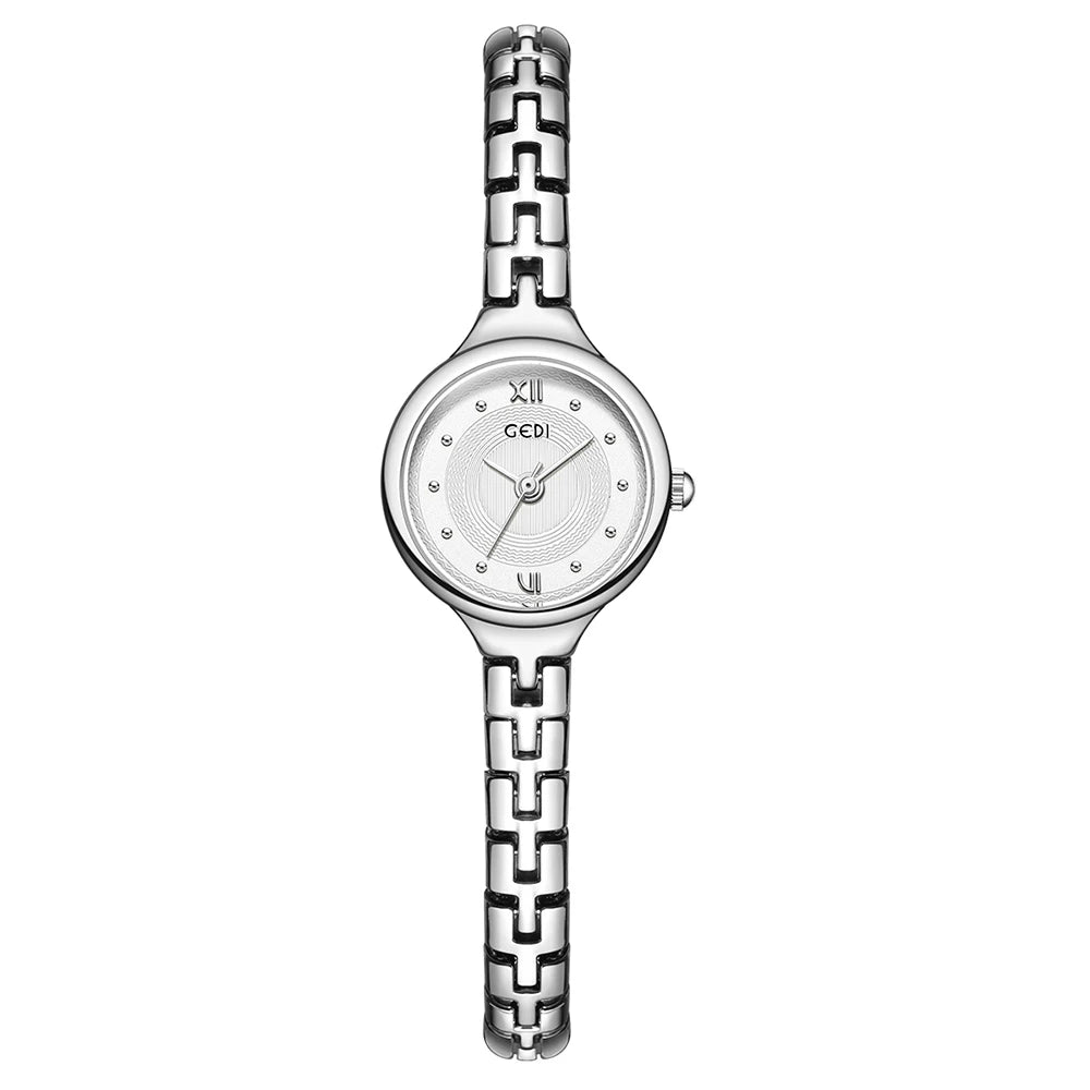 GEDI Women's Watch Luxury Women Bracelet Quartz Watches Ladies Small Wristwatches Vintage Watches for Woman Girlfriend