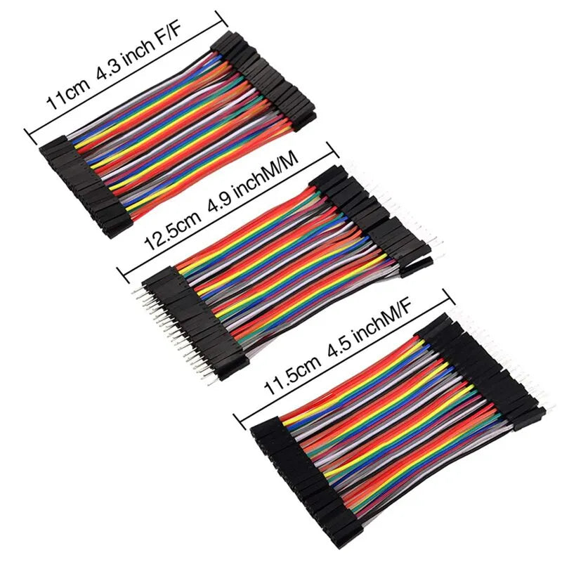 120PIN Cable Dupont Line 10cm Male to Male Female to Female Male to FeMale Jumper Dupont Wire Cable For PCB DIY KIT