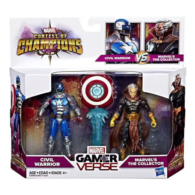 Original Hasbro Marvel GAMER VERSE CIVIL WARRIOR & THE COLLECTOR Action Toy Figure