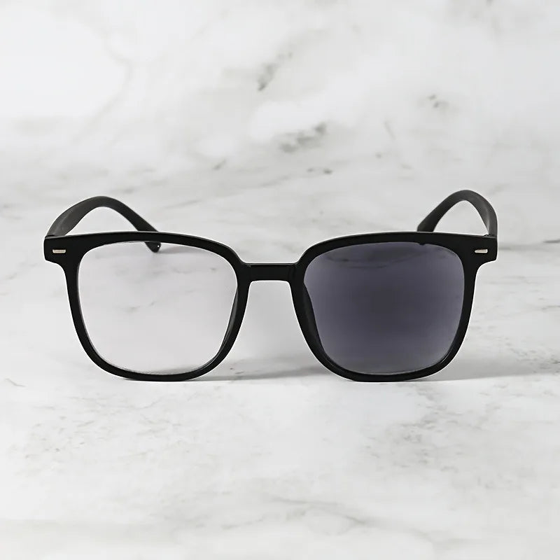 Fashionable Photochromic Flat Lens Glasses for Men and Women Ideal for Beach Parties and Travel Casual Wear