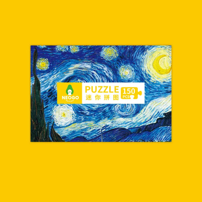 150pcs Tube Mini Cardboard Jigsaw Puzzles Matchbox Game Toys for Children Adults Learning Educational Assemble Toy Games Jigsaw