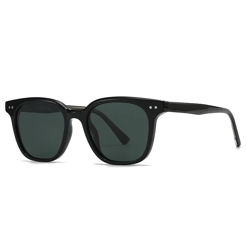 JNPCXI New Polarized Fashion Square Sunglasses Women Shades UV400 Retro Rivets Men Trending Sun Glasses Shades UV400