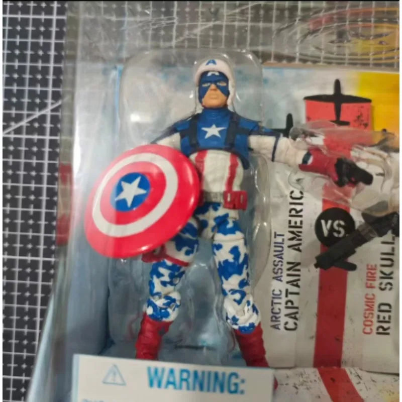 Original Hasbro Marvel Legends Series RED SKULL/Captain America Anime Figure Toys Model Collection