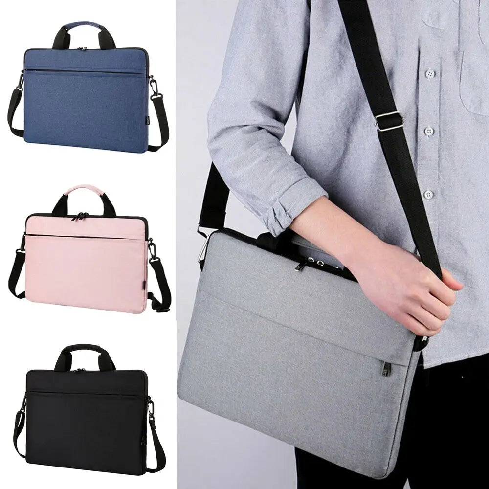 13.3-15.6in Laptop Handbag Shockproof Sleeve Case Laptop Protective Cover Grey