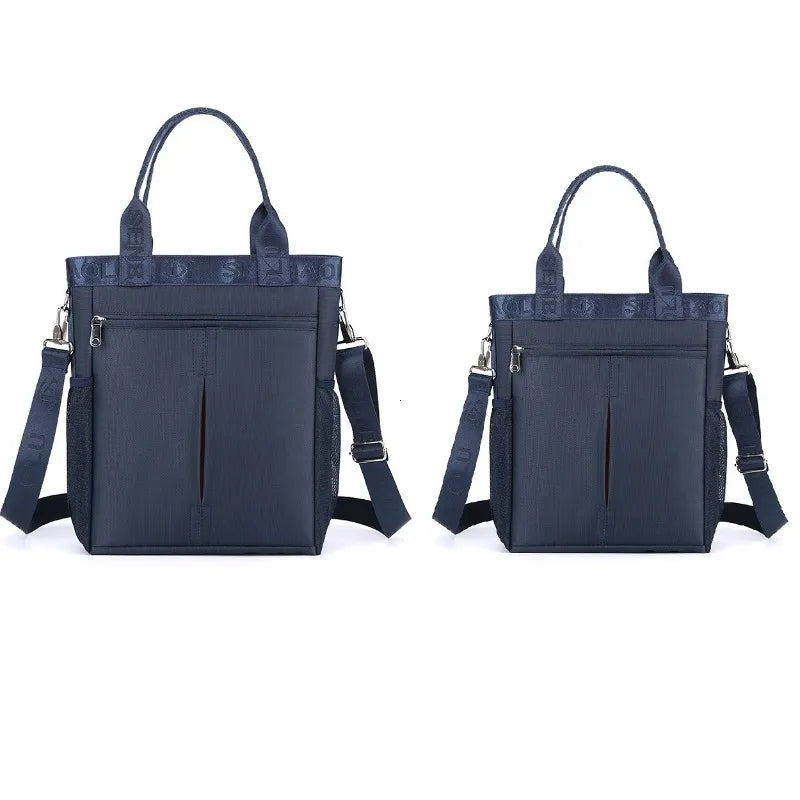 Men's Busin Casual Laptop Bag 4/5.6 Inch Notebook Cuter Bag Simple Leisure Single oulder Bag Ox Cloth Zipper purses and handbags