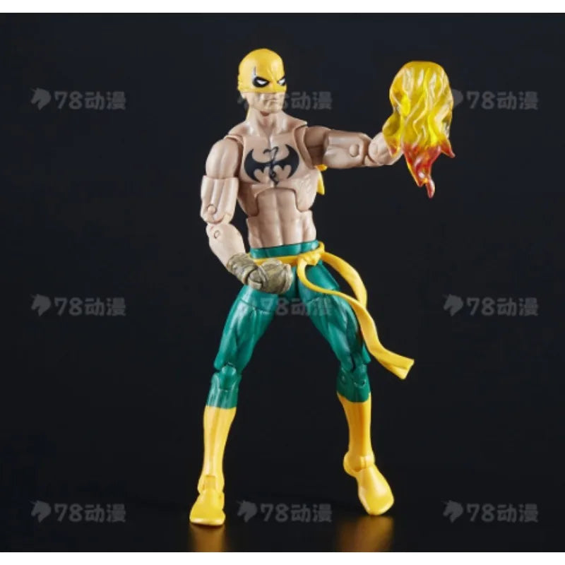 Original Hasbro Marvel Legends Series The Defenders Daredevil & Jessica Jones & Luke Cage & Iron Fist Anime Figure Toy Model